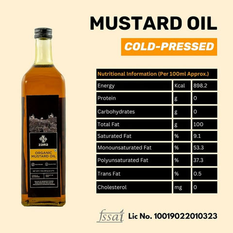 Zama Organic Mustard Oil