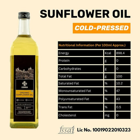 Zama Organic Sunflower Oil