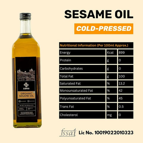Zama Organic Sesame Oil