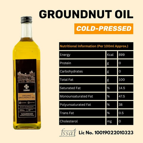 Zama Organic Groundnut Oil