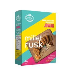 Buy Jowar Millet Rusk | Healthy Snacks Online in Pune | Evening Snacks | Hello Organikk