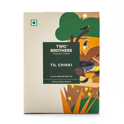 Two Brothers Organic Farms - Til Chikki with Jaggery | Healthy Snack