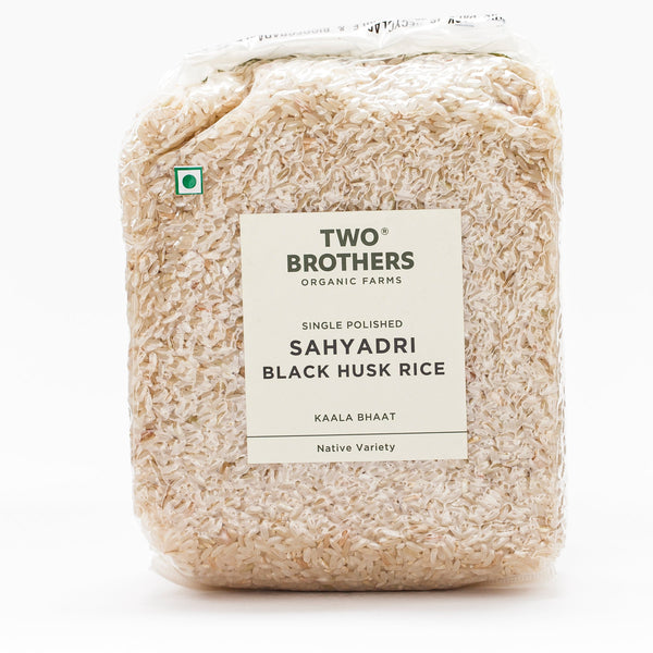 Two Brothers Organic Farms - Sahyadri Black Husk Rice, 1 KG | Gluten-Free