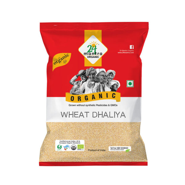 24 Mantra Organic Wheat Daliya