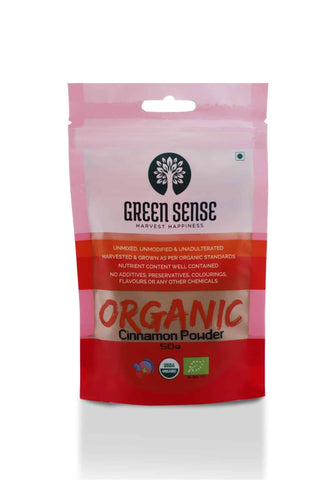 Green Sense Organic Cinnamon Powder (Dalchini)