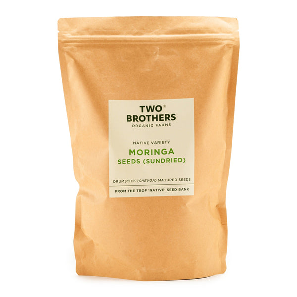 Two Brothers Organic Farms - Moringa Drumstick Seeds, 1 KG | Farming | Gardening