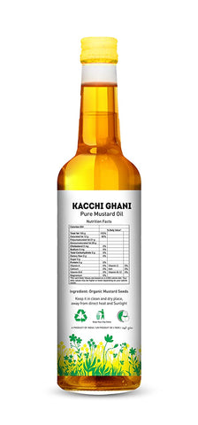 Natureland - Mustard Oil | Cold Pressed, Kolhu, Kachi Ghani - 1 LTR