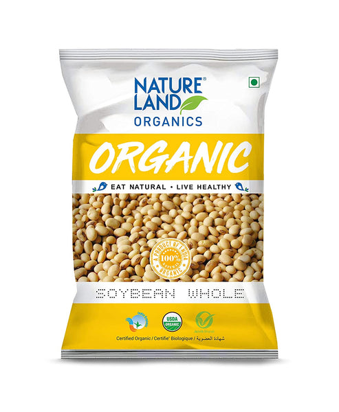 Natureland - Organic Soyabean Whole / Soybean - 500 GM