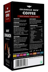 Colombian Brew - Smoky Cinnamon Instant Coffee Powder, No Sugar Vegan - 50 GM