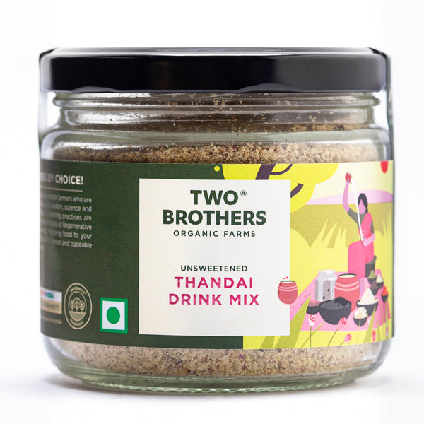 Two Brothers Organic Farms - Thandai Drink Mix All Natural 150 Gm