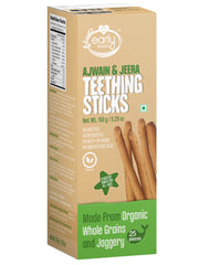 Early Foods - Whole Wheat, Ragi & Millets Teething Sticks (Pack of 3)