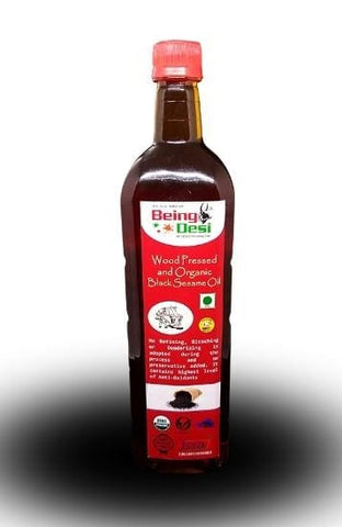 Being Desi - Black Sesame Oil | Cold Pressed, Kolhu, Kachi Ghani
