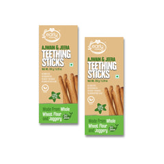 Early Foods - Whole Wheat Ajwain Jaggery Teething Sticks (Pack of 2)