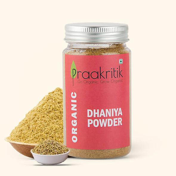 Praakritik - Organic Dhaniya Powder (Dhania Powder / Coriander Powder) - 100 GM