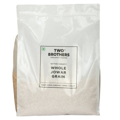 Two Brothers Organic Farms - Whole Jowar Grain (Sorghum) | 5 KG