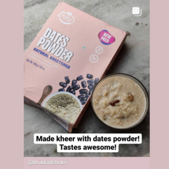 Early Foods - Dry Dates Powder | Natural Sweetener - 200 GM