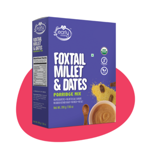Early Foods - Organic Foxtail Millet & Dates Porridge Mix - 200 GM