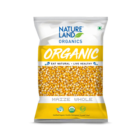 Natureland - Organic Maize Whole - 1 KG