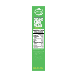 Early Foods - Organic Sathu Maavu Multi-grain Millet Porridge Mix - 200 GM