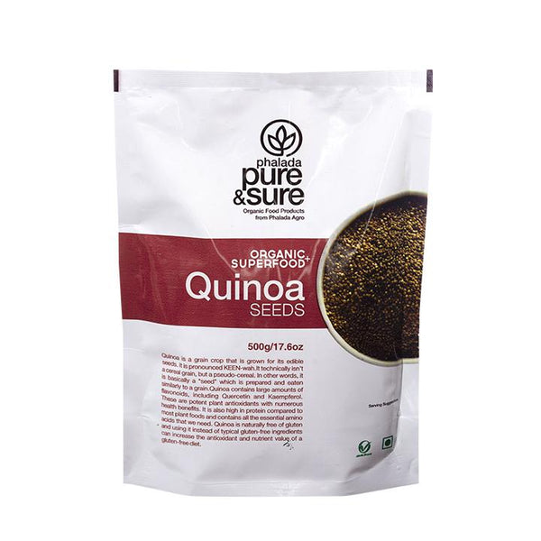 Pure and Sure - Organic Quinoa Seeds - 500 GM