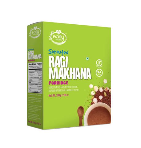 Early Foods - Sprouted Ragi & Makhana Porridge Mix, 200g