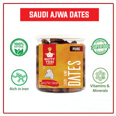 Nutty Yogi Premium Ajwa Dates 200 gm