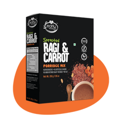 Early Foods - Sprouted Ragi Carrot Porridge Mix - 200 GM