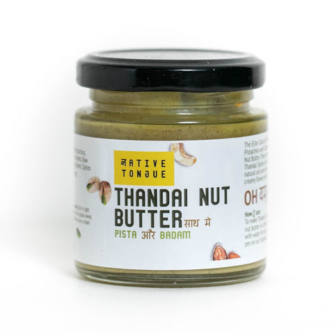 Native Tongue - Thandai Nut Butter | Cashew Nut, Pista and Almond