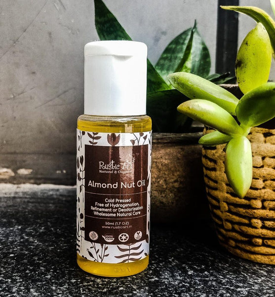 Rustic Art - Almond Nut Oil | Makeup Remover, Anti-Ageing & Hair Care