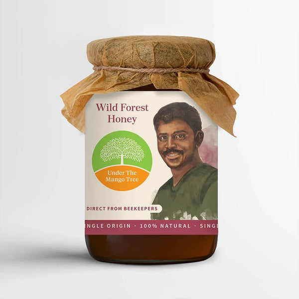Under The Mango Tree - Wild Forest Honey - 100% Pure & Natural, Single Origin, No Additives and Ethically Sourced