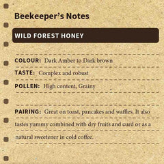 Under The Mango Tree - Wild Forest Honey - 100% Pure & Natural, Single Origin, No Additives and Ethically Sourced