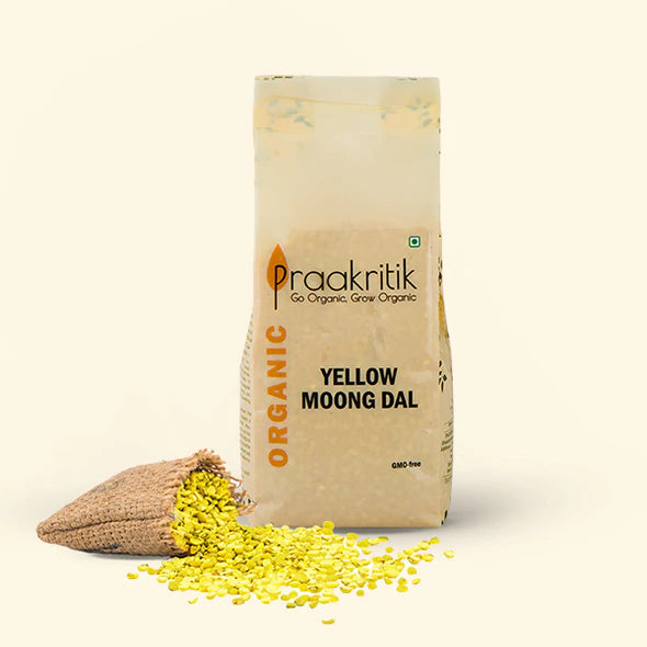 Organic Yellow Moong Dal 500GM Praakritik
