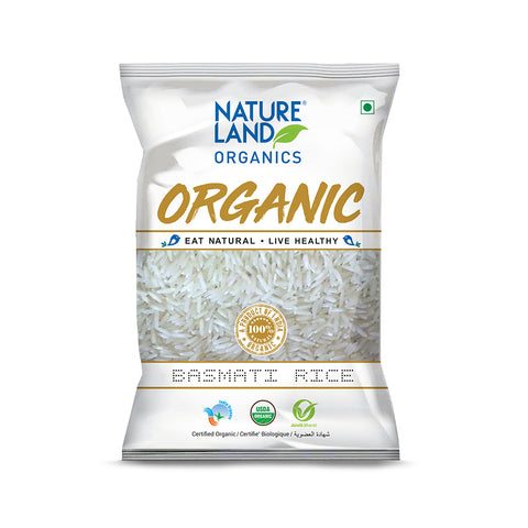 Natureland - Organic Basmati Rice Regular - 1 KG