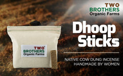 Two Brothers Organic Farms - Dhoop (Incense) Sticks Handmade, | Non-perfumed