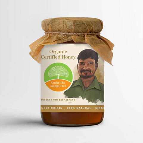 Under The Mango Tree - Organic Certified Organic Honey - 100% Pure & Natural, Single Origin, No Additives and Ethically Sourced