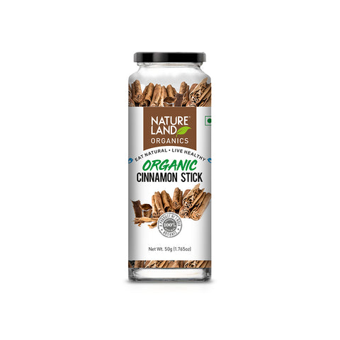 Natureland - Organic Cinnamon Stick (Dalchini) - 75 GM