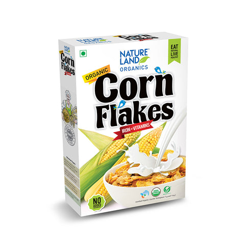 Natureland - Organic Corn Flakes - 200 GM