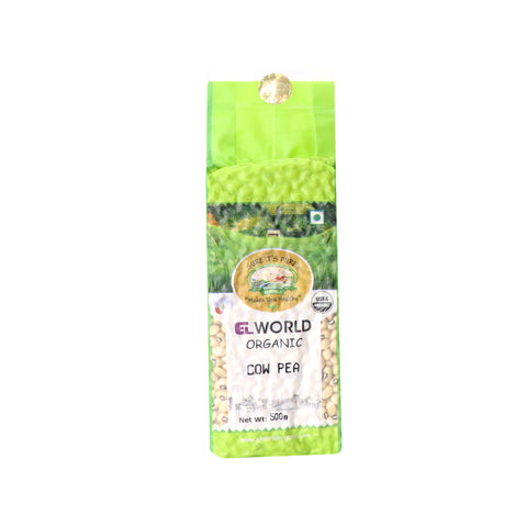 Elworld - Organic Cowpea White (Lobiya) - 500 GM