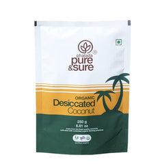 Pure and Sure - Organic Desiccated Coconut - 250 GM