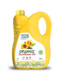 Natureland - Sunflower Oil | Cold Pressed, Kolhu, Kachi Ghani - 5 LTR