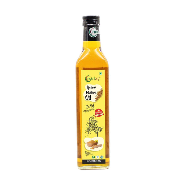 Nutriorg - Yellow Mustard Oil | Cold Pressed 1 ltr