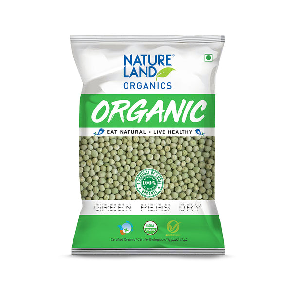 Natureland - Organic Green Peas - 500 GM (Vatana)
