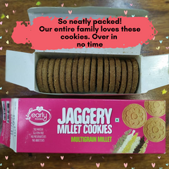 Early Foods - Multi-grain Millet Jaggery Cookies - 150 GM