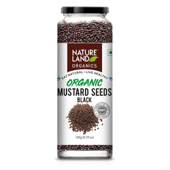 Natureland - Organic Mustard Black (Rai) - 150 GM