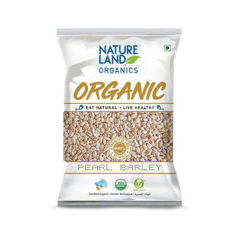 Natureland - Organic Pearl Barley - 500 GM