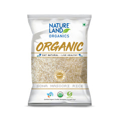 Natureland - Organic Sona Masoori Rice - 1 KG
