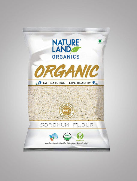 Natureland - Organic Sorghum (Jowar) Flour - 500 GM