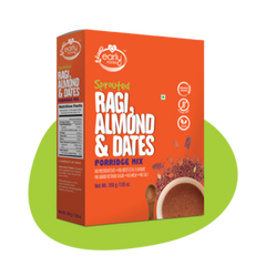 Early Foods - Sprouted Ragi, Almond & Date Porridge Mix - 200 GM