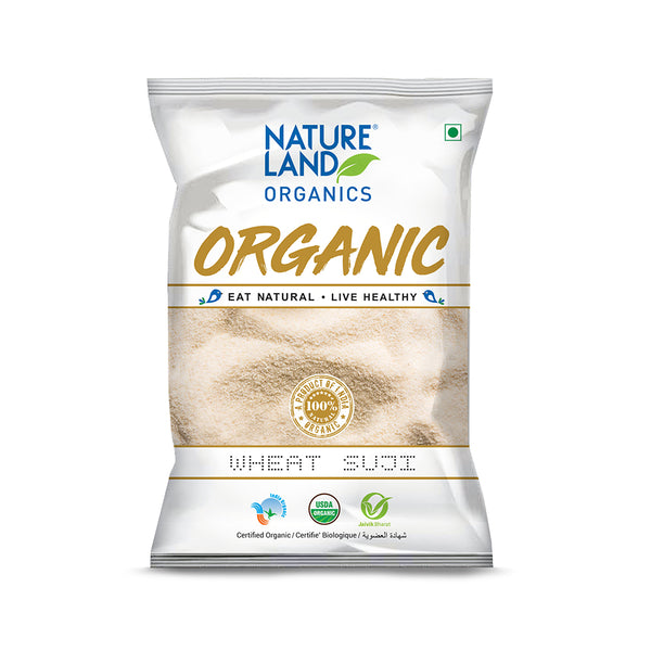 Natureland - Organic Wheat Suji - 500 GM