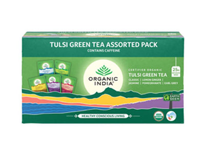 Tulsi Green Tea Assorted Pack ( Organic India)